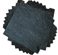 Stabilizer - Medium Weight - Cut Off Backing - Black - 6" x 6" - 20 Pack